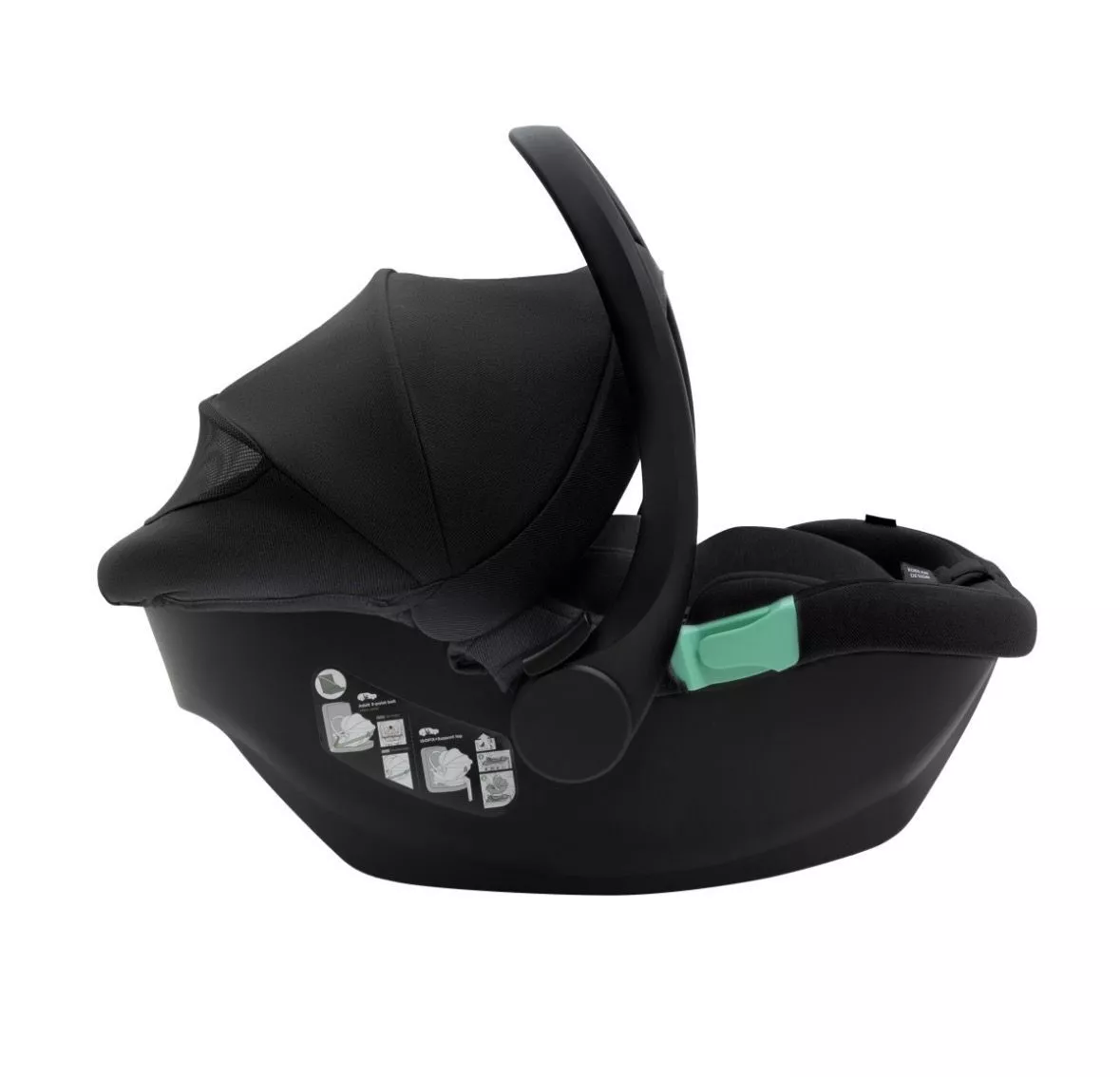 Автолюлька Agex i-Team Black 2025 (0-13 кг)