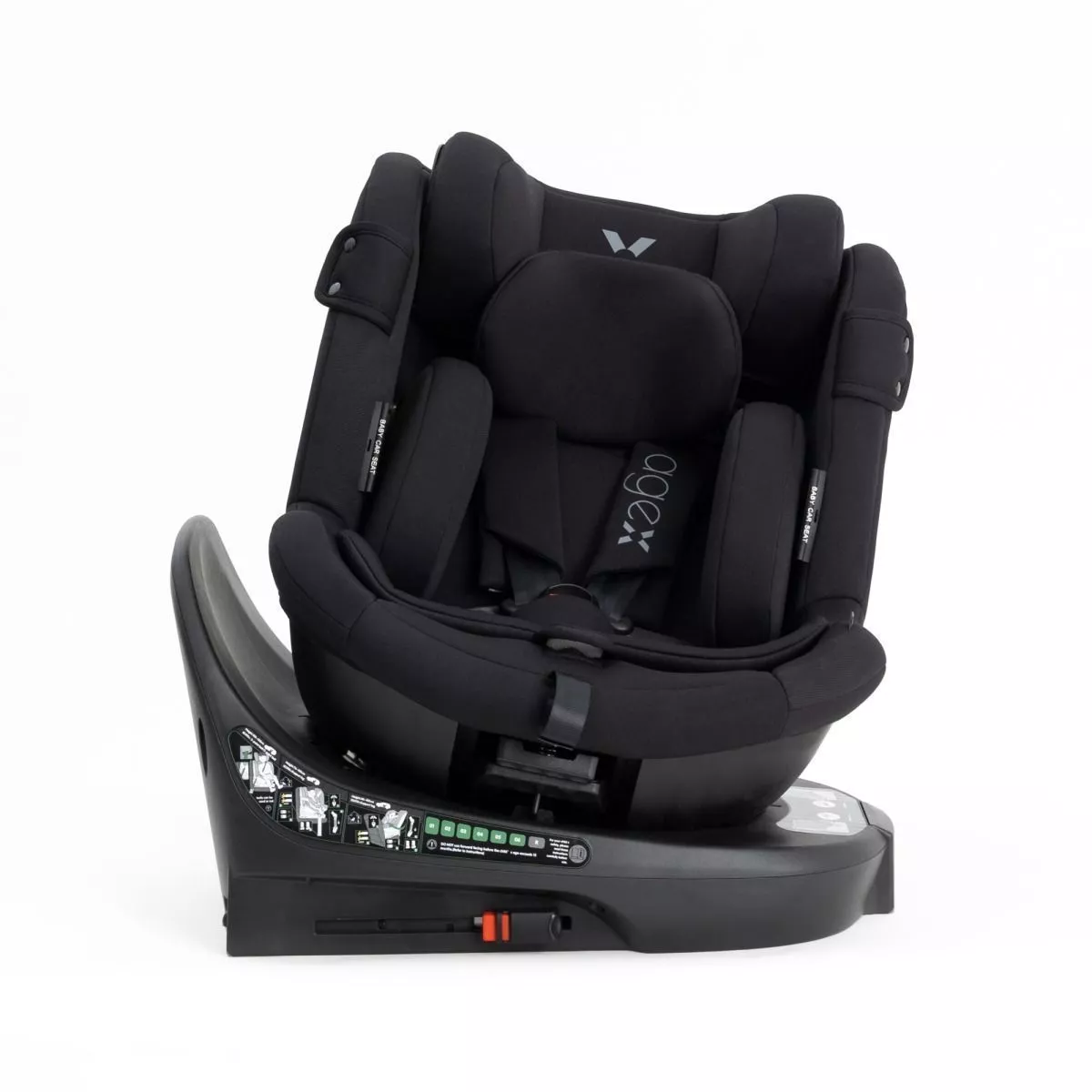 Автокресло Agex Drive i-Fix Black 0-36 кг  №4