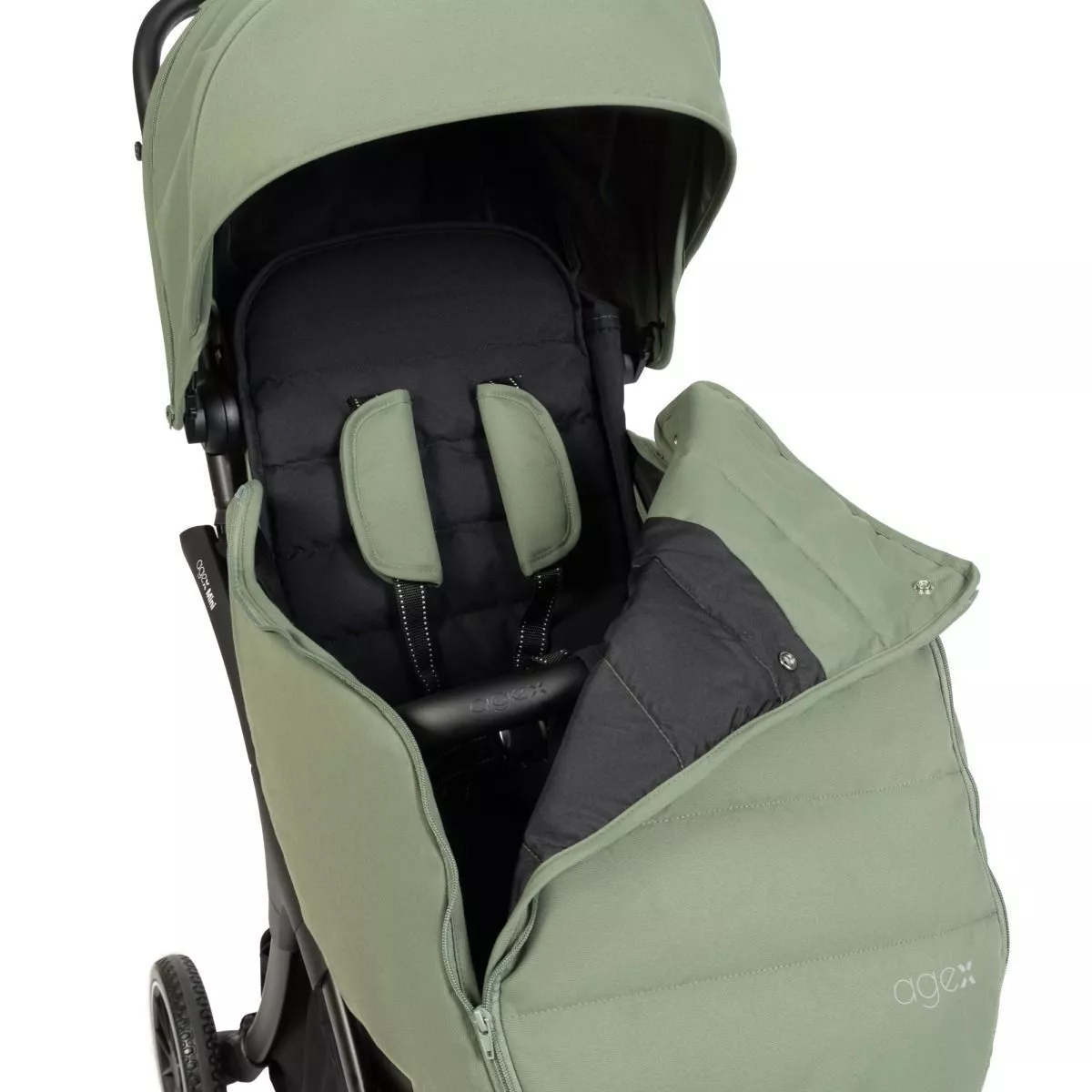 Прогулочная коляска Agex Mini LX Green №6