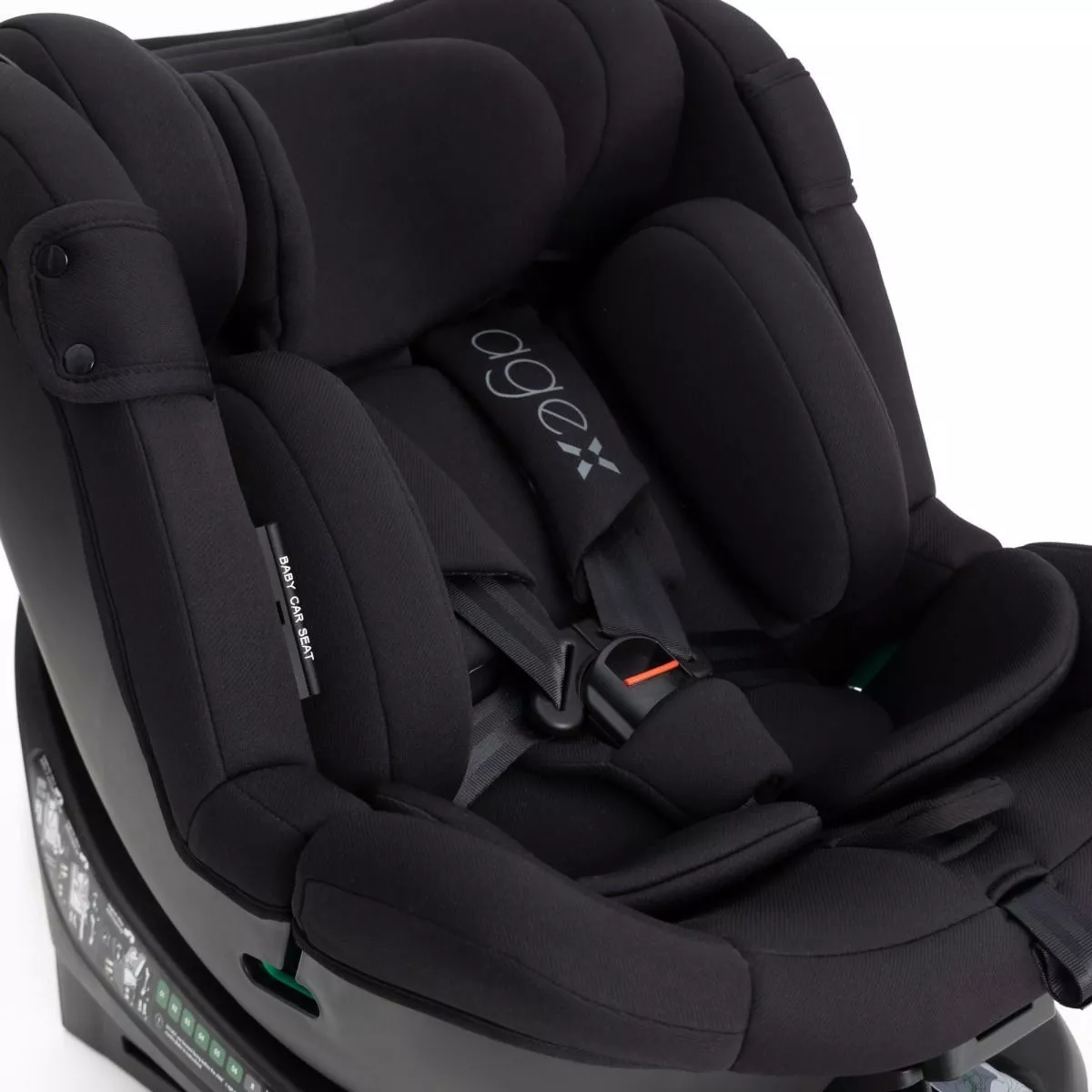 Автокресло Agex Drive i-Fix Black 0-36 кг  №7
