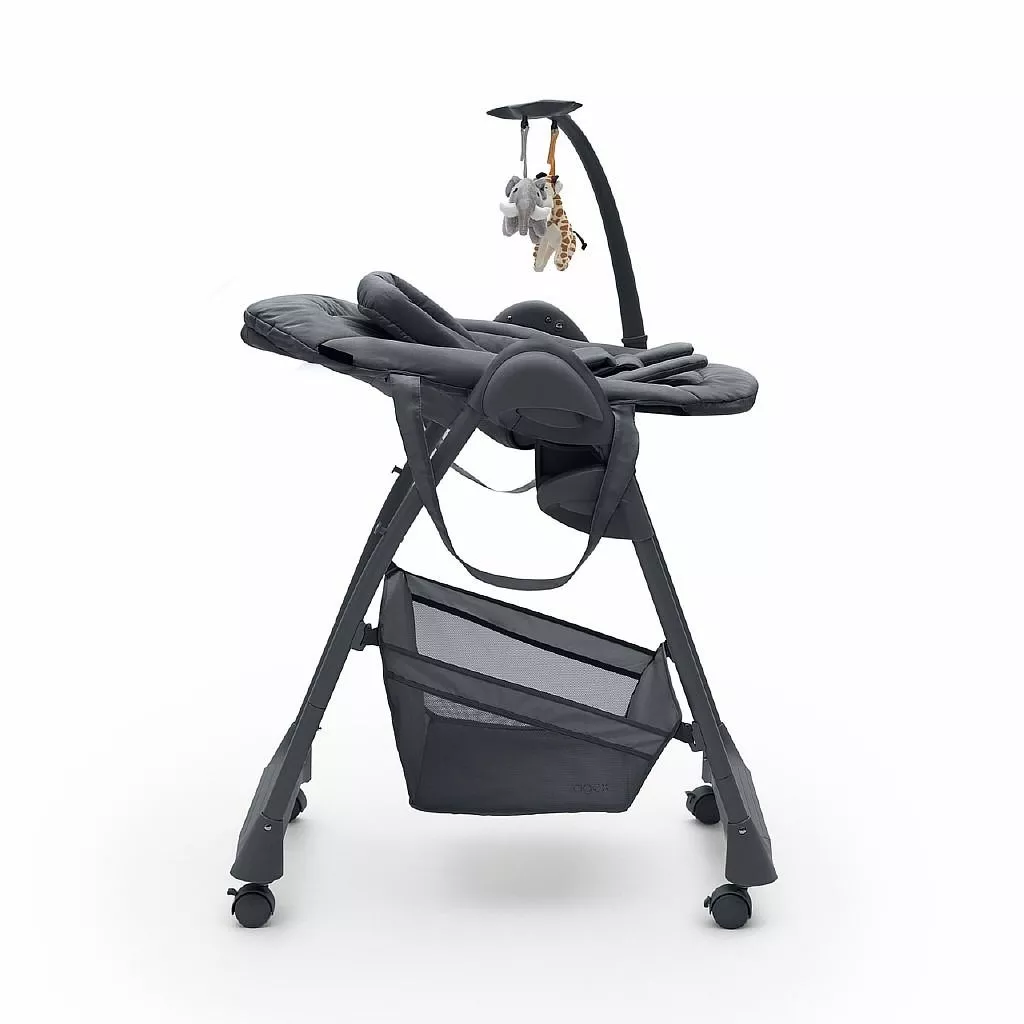 Стульчик для кормления Agex Seat’n Sleep Dark Grey 3в1 №4